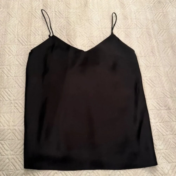 Black V-Neck Camisole, Club Monaco, US S - Picture 3 of 5